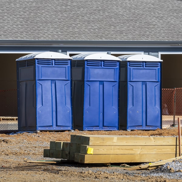 are there different sizes of portable toilets available for rent in Clifford